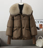 Women's Short Fur Collar Padded Winter Jacket
