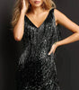 Tassel  Elegant Deep V Camisole Gown Dress For Women
