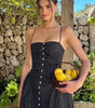 Summer New Polka Dot Print Tube Top Off-neck Strap Backless Dress