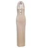 Halter Slim Fit Backless Dress