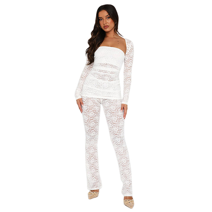 The Riviera Lace Three-Piece Set
