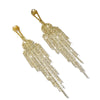 Full Rhinestone Tassel High-grade Affordable Luxury Style Unique Design Earrings