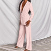 Women’s 2-Piece Blazer Suit Set – Long Sleeve Blazer & Pants