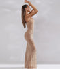 Lady Fashion Suspenders Mermaid Dress