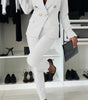 New European And American Women's Clothing Pure Color All-matching Casual Suit