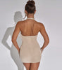 Sexy Halter Low-cut Backless Slim Fit Sheath Dress