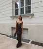 Off-shoulder Backless Super Deep V Bandeau Slim-fit Party Dress
