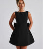 Women's Pearl Bow Fashion Slim Fit Skirt