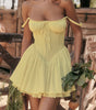 Lace Suspender Dress - Summer Slim Waist Pleated Dress