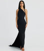 Backless Slim Fit Halter Dress with Fish-Tail Skirt