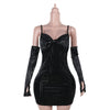 The Midnight Velvet Seduction Dress