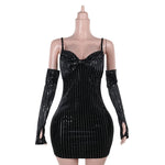 The Midnight Velvet Seduction Dress