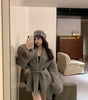 Fashion Plus Size French Elegant Woolen Overcoat