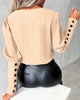 Fashion V-Neck Long Sleeve Blouse