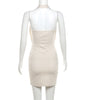 Sexy Halter Low-cut Backless Slim Fit Sheath Dress