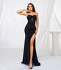 Elegant Chest-wrapped Off-neck Long Large Hem Evening Dress