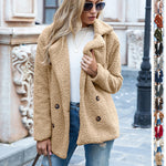 Fluffy Lapel Winter Coat