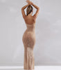 Lady Fashion Suspenders Mermaid Dress