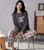Pajamas Set Women Cute Cartoon Print Sleepwear 2 Piece Lounge Sets