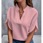 Summer Short-Sleeved Chiffon Shirt