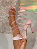 The Serpentine Glam Wrap Heels