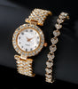 Fashion Jewelry Numbers Diamond Women's Watch Bracelet