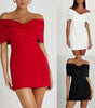 Summer New Sexy Off-neck Casual Dress