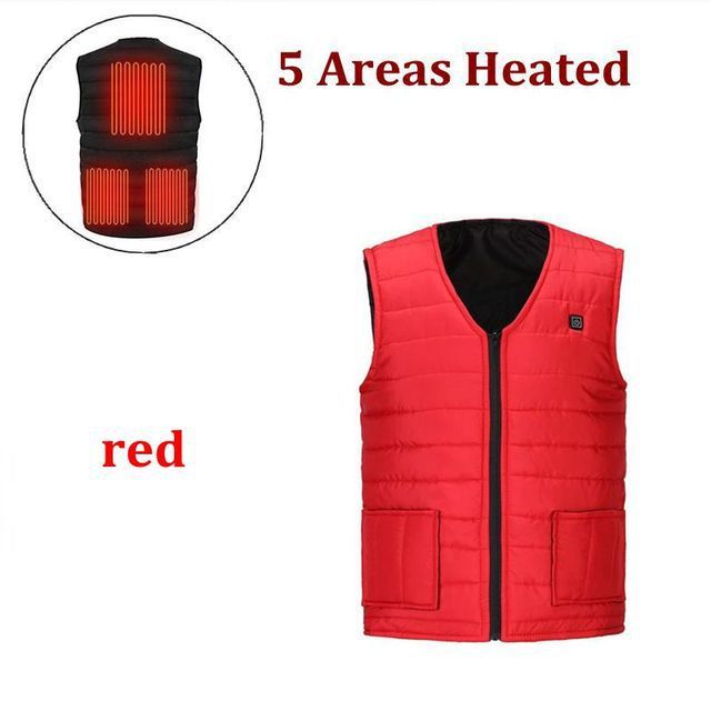 Five Suits In Winter With Smart USB Charging Heating Vest