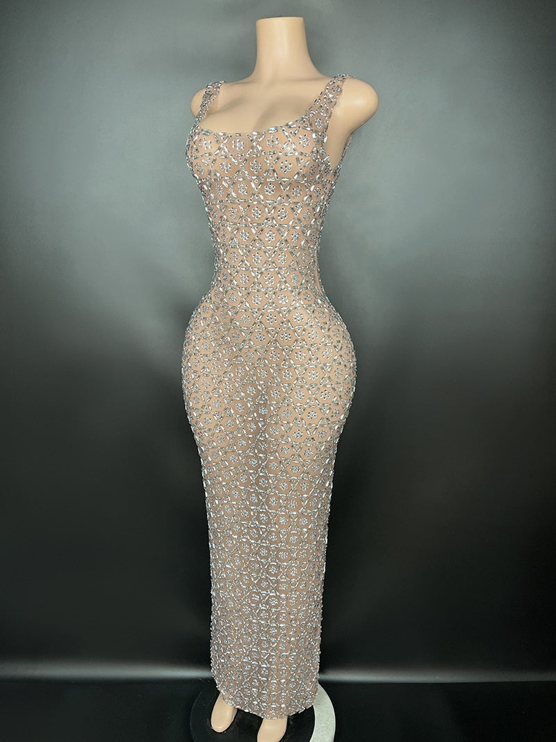 Luxury And Niche Princess Gathering Banquet Handmade Dress For Socialites