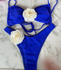 Tube Top 3D Flower Bra Briefs