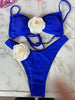 Tube Top 3D Flower Bra Briefs