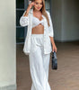 Casual Loose Trousers Women's Shirt Fashion Suit