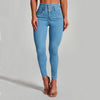 High Waist Jeans Damen Skinny Hose Eng Stretch