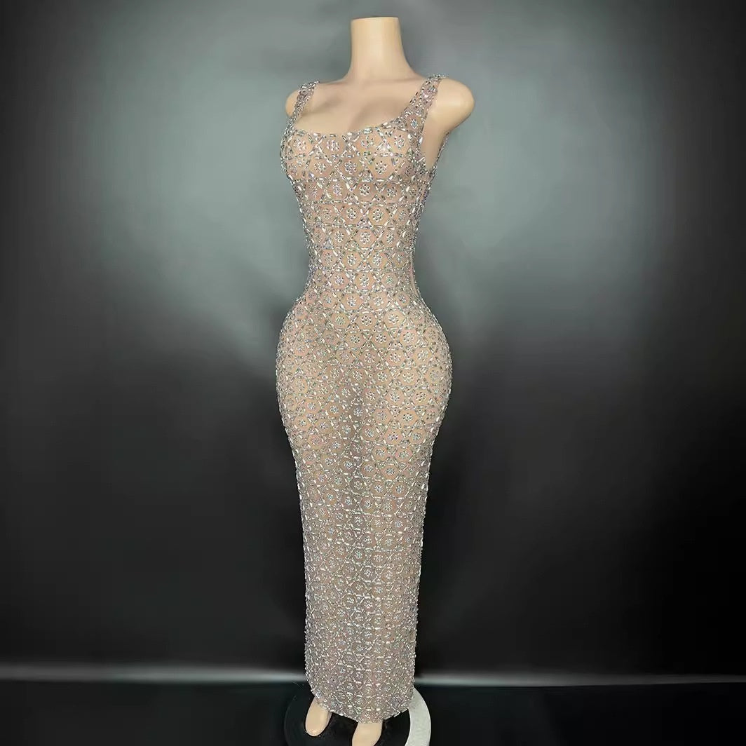 Luxury And Niche Princess Gathering Banquet Handmade Dress For Socialites