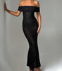 Women's See-through Hollow-out Tube Top Fishtail Dress