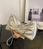 High-grade Waist Bag Silver Underarm Bag Shoulder Crossbody