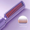 professional wireless hair straightener curler comb