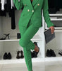 New European And American Women's Clothing Pure Color All-matching Casual Suit