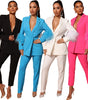 Women's Ostrich Fur Two-piece Lapel