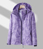 Unisex Printed Hooded Windbreaker – Waterproof, Windproof Zip-Up Jacket