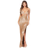 Summer Women's Clothing Split Backless Hollow Dress