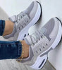 Lace Up Sneakers Women Wedge Heel Running Sports Shoes