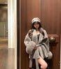 Fashion Plus Size French Elegant Woolen Overcoat