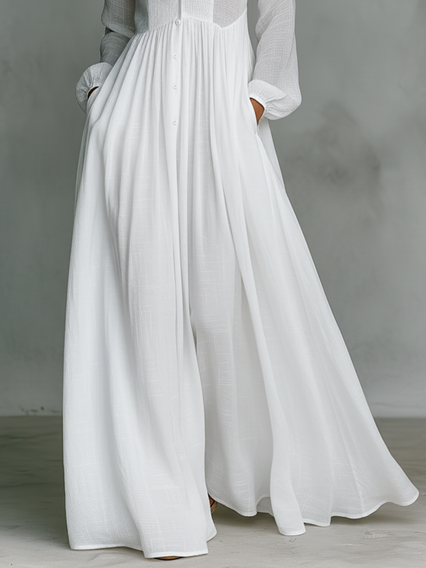Sienna Linen Maxi Dress