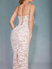 Women's Casual White Strapless Strapless Suspender Dress